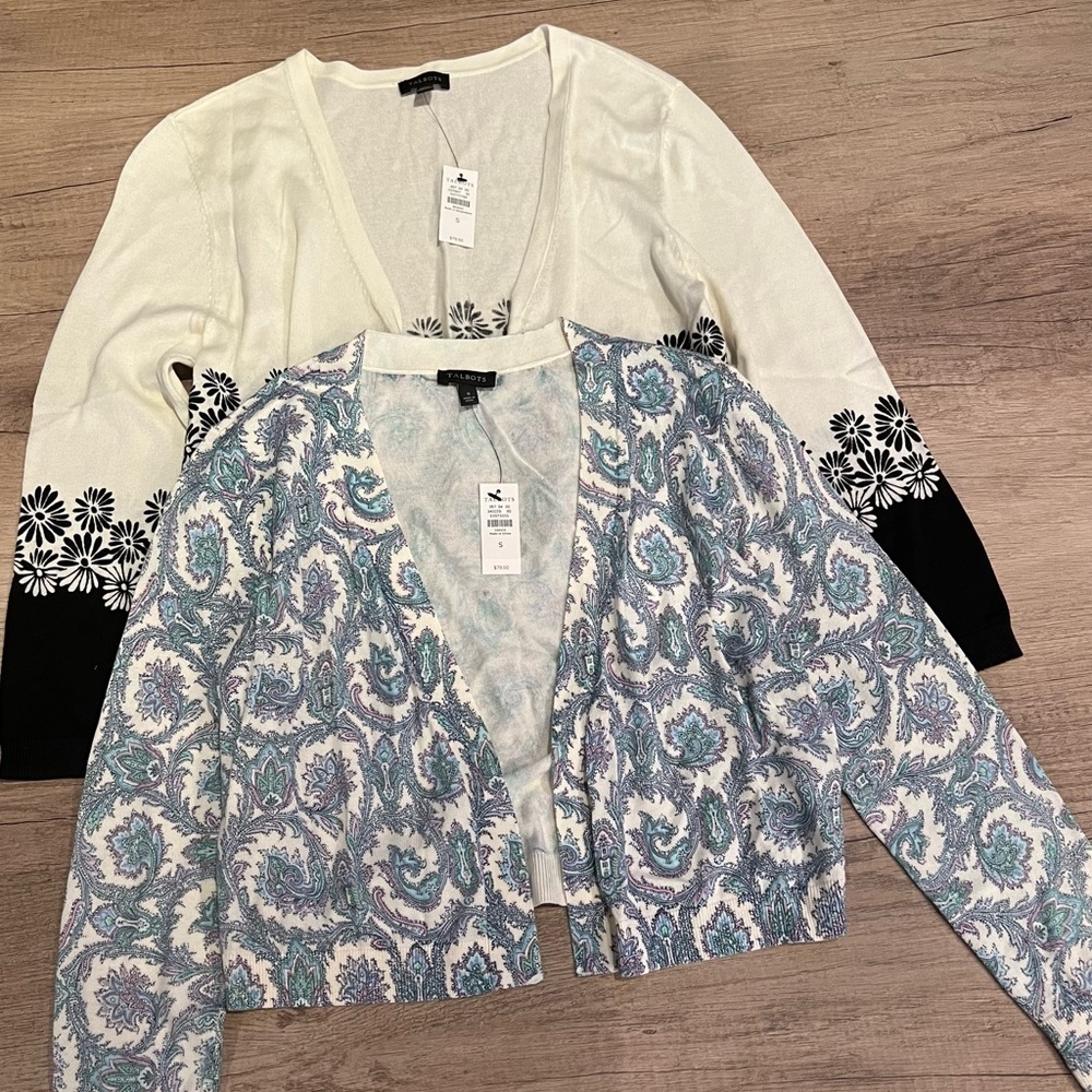 BUNDLE ✨ 2 NWT Talbots Crop Cardigans
